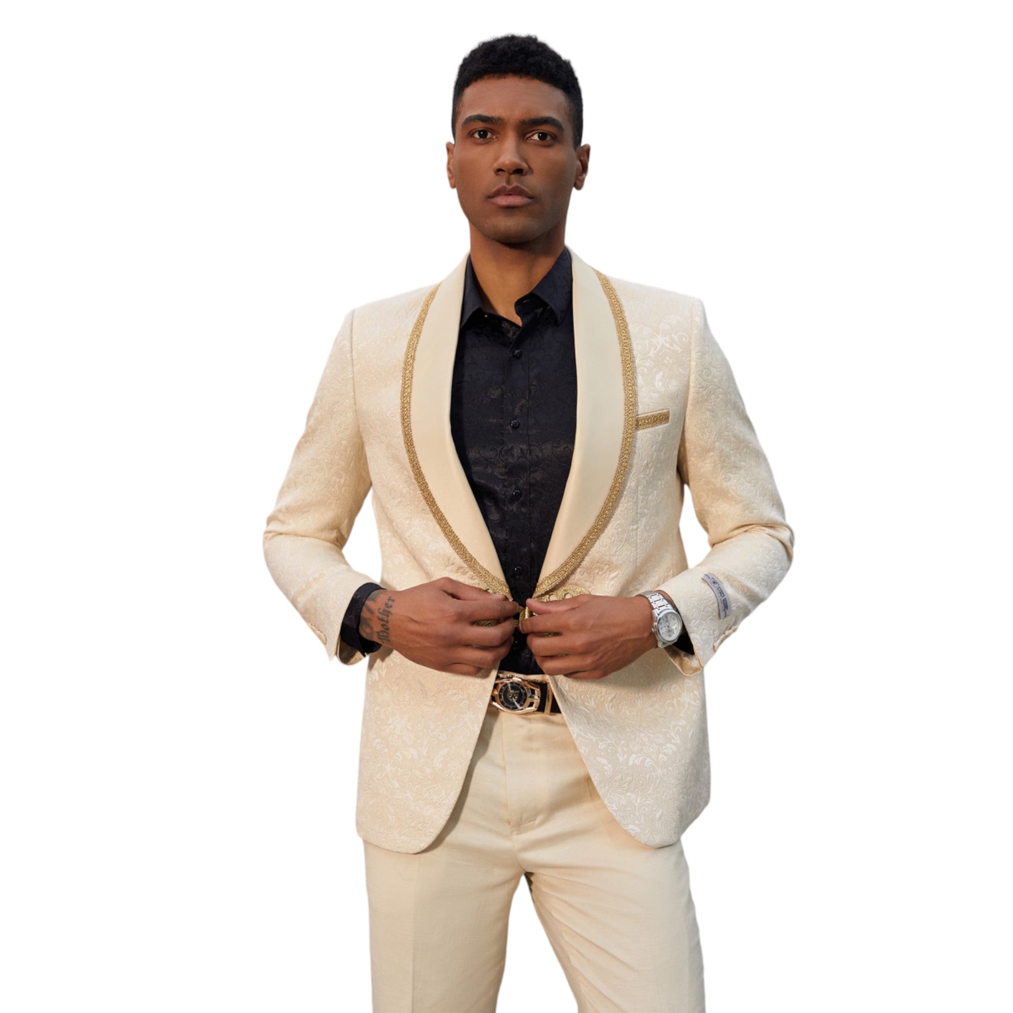 STACY ADAMS: Glen Check Blazer SMJ820H1